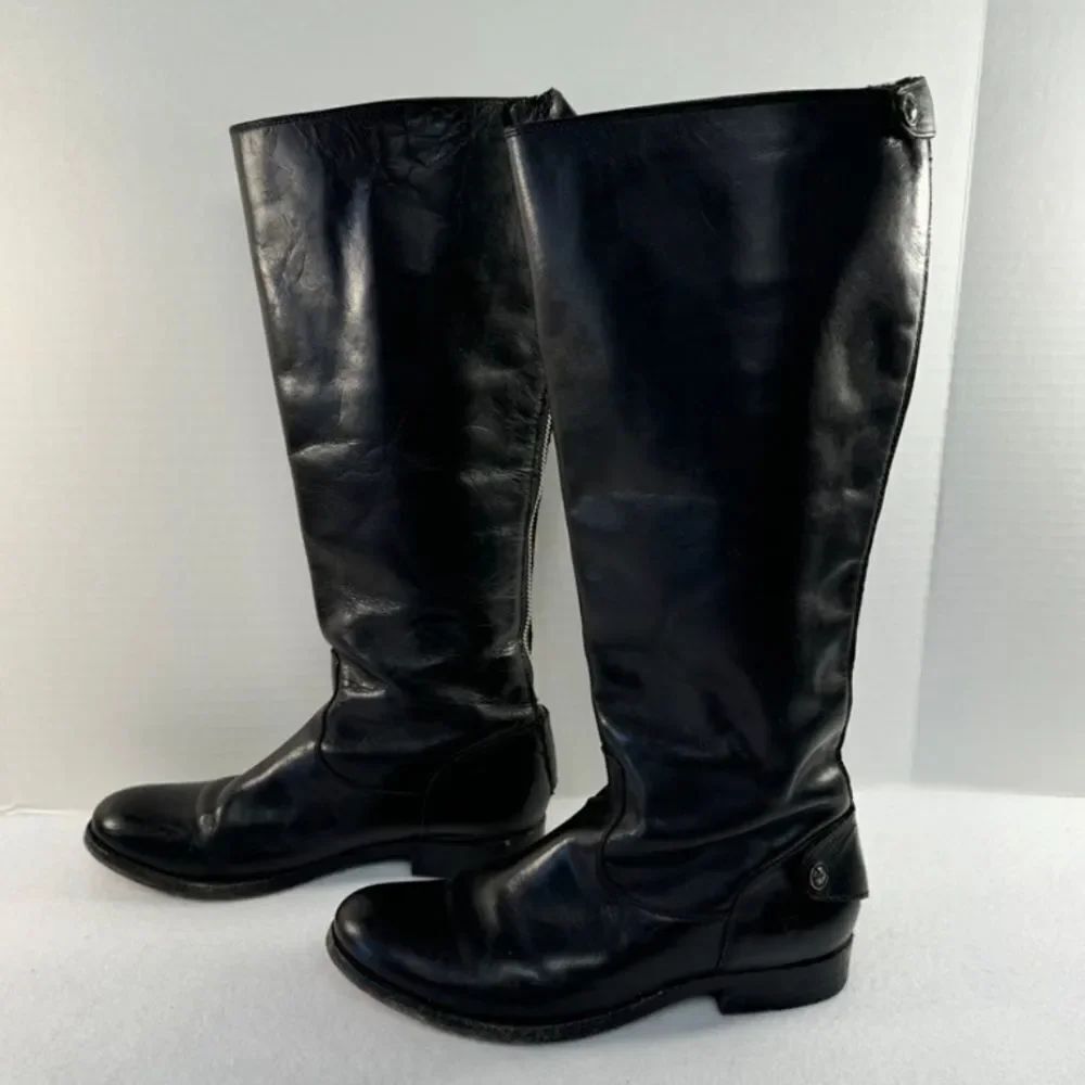 Frye Melissa Women's 7 Black Riding Boots